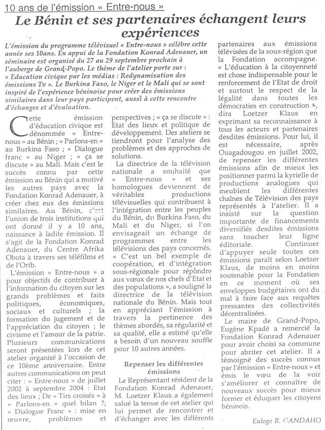 Artikel 27 September 2004